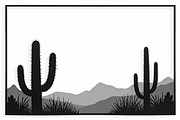 Wild Desert Cactus Scene Set, an Illustration by hafijul (Thumbnail 15 of 15)