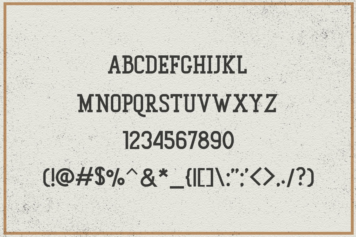 Gunberg Slab Serif, a Slab Serif Font by Vultype Co. (Photo 11 of 11)