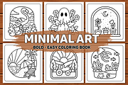Minimal Art Coloring Book, a Decorative Illustration by Coco Bloom (Thumbnail 1 of 6)