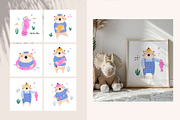 Cute Otter Clipart & Patterns, an Animal Illustration by danceyourlife (Thumbnail 2 of 7)