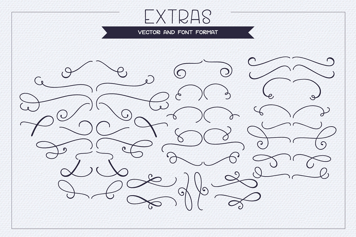 Darling letters font preview 7