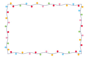 Christmas Tree Light Ornament Vector