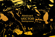 MARBLE GOLD ON BLACK Vector Textures, a Texture Graphic by ekaart (Thumbnail 9 of 11)