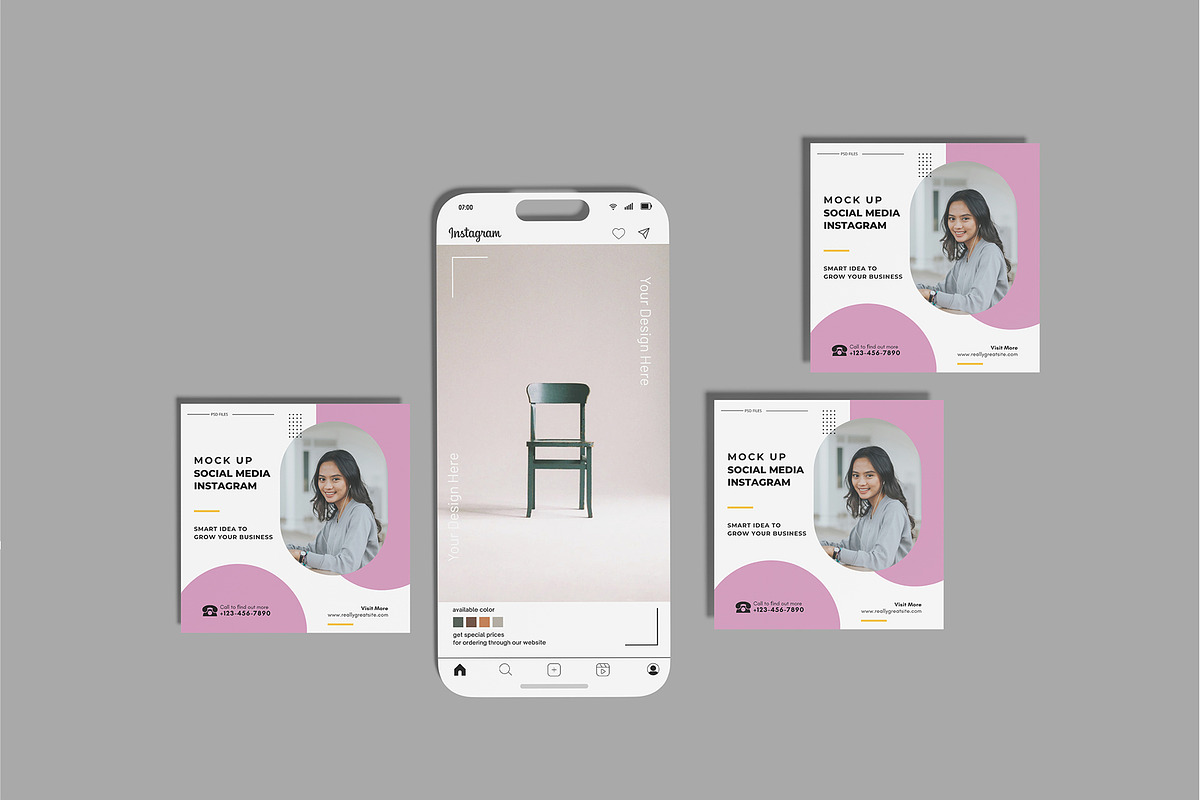 Mobile Social Media Post Mockup, a Social Media Template by rizalamora (Photo 11 of 11)