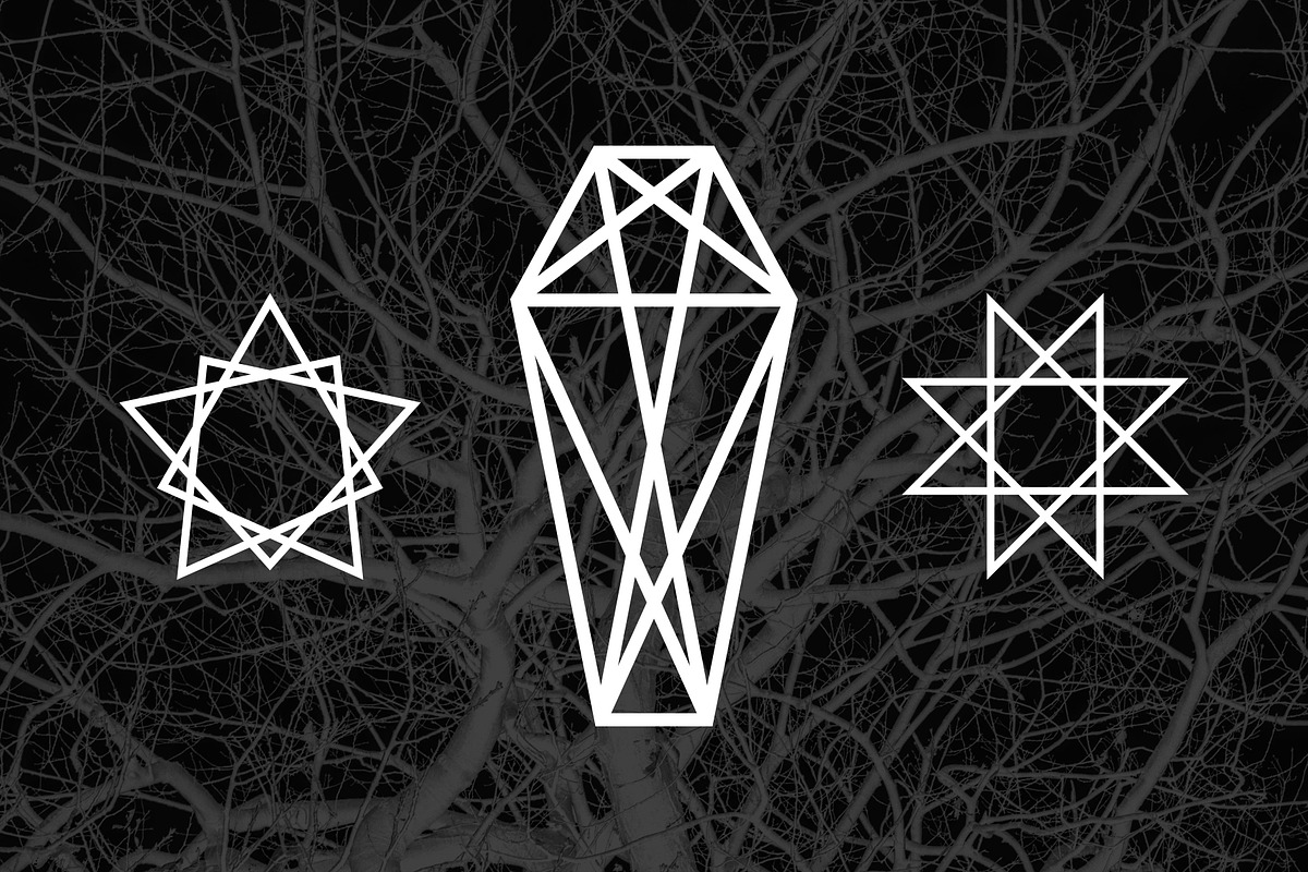 Occult - 36 Vector Symbols + Photos, an Object Graphic by Sick Optix (Photo 2 of 10)