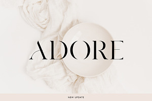 Adore Modern Serif Font