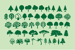 Tree Assortment Font