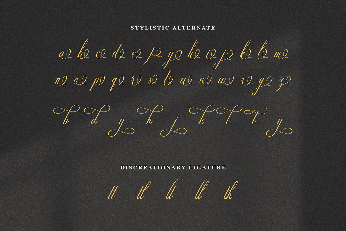 Cathialla calligraphy script font, a Script Font by nizarbagasm (Photo 8 of 9)