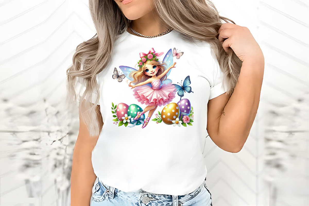 Easter ballerina fairy sublimation, an Illustration by RobertsArt (Photo 5 of 7)