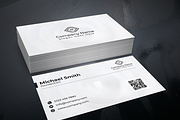 Simple and Minimal Business Card, a Business Card Template by designsprout (Thumbnail 1 of 4)