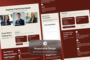 Lawvia - Legal Consultation Landing, a Landing Page Template by productype1 (Thumbnail 3 of 5)
