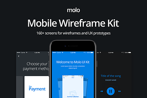 molo Mobile Wireframe Kit