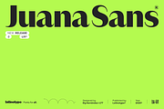 Juana Sans, a Sans Serif Font by Latinotype (Thumbnail 1 of 12)