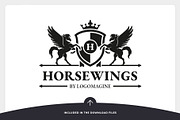 Pegasus Crest Logo Template, a Branding & Logo Template by LOGOMAGINE (Thumbnail 13 of 13)