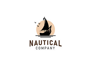 Nautical Ship Company Logo Design, a Branding & Logo Template by AlvinStd