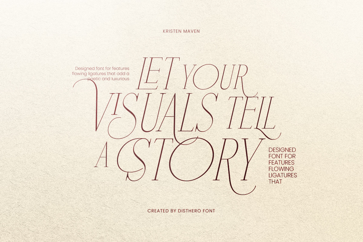 Disthero - Artistic Light Serif, a Serif Font by Bale Type (Photo 2 of 10)