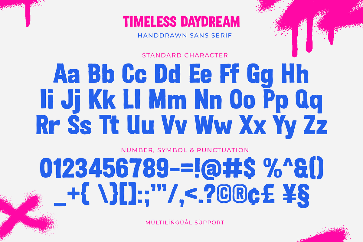 Timeless Daydream - Graffiti Font, a Sans Serif Font by Pixesia Studio (Photo 11 of 11)