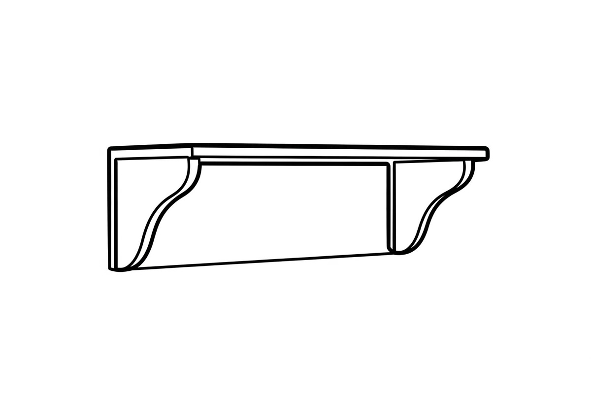 Wall Shelf Bracket Vector Bundle, an Illustration by Gaye Art (Photo 35 of 51)