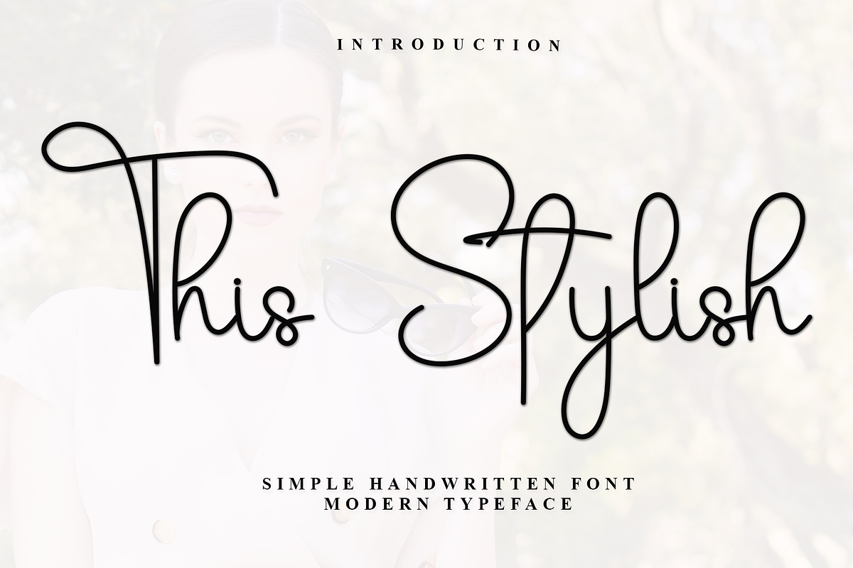 This Stylish, a Handwritten Font by FreshTypeINK (Photo 1 of 7)
