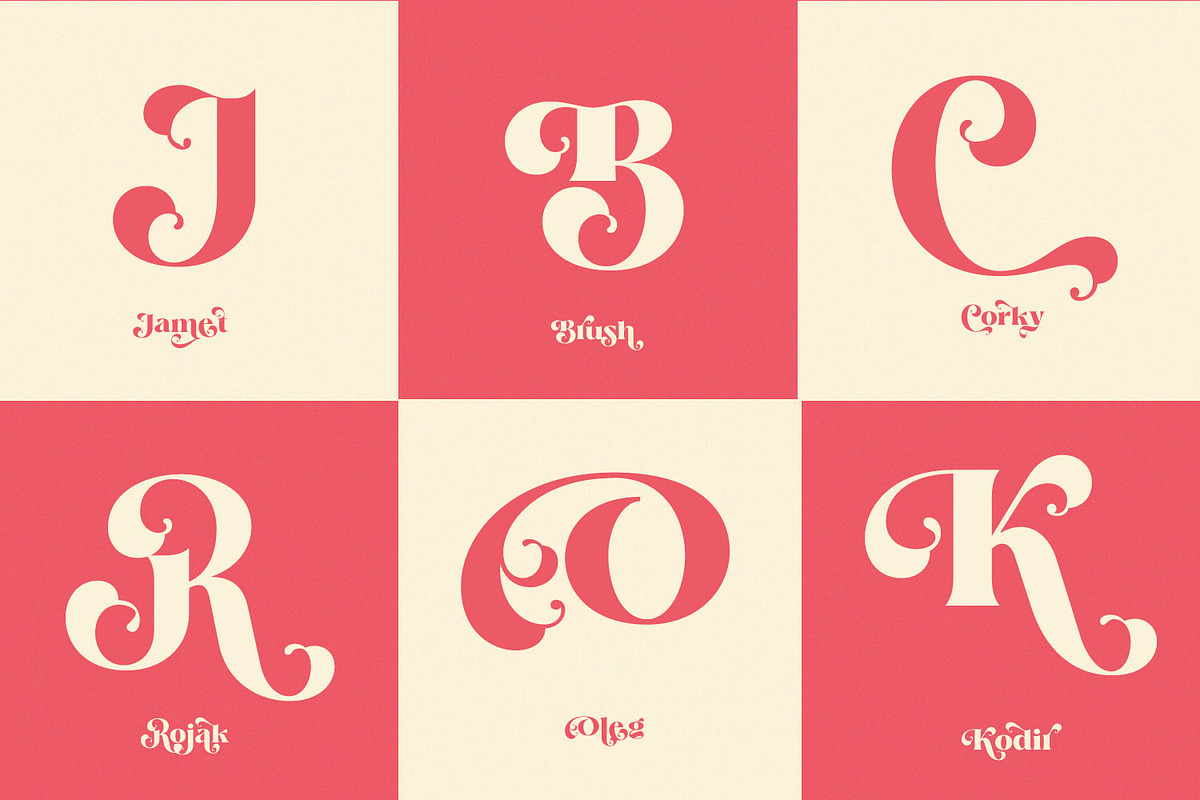 True Rose - Decorative Retro Serif, a Serif Font by creativemedialab (Photo 2 of 12)