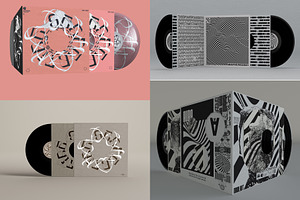 Music Package Mockups Bundle 40 PSDs