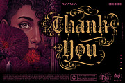 Gothica Sanctora Typeface, a Blackletter Font by alit design (Thumbnail 18 of 18)