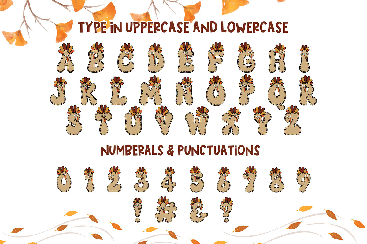 Retro Thanksgiving - Color Fonts, a Font by Adalin Shop (Photo 5 of 9)