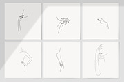 Flirt. Line Art Female Body, a Person Illustration by AnMark (Thumbnail 6 of 10)