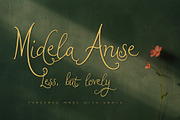 MidelaAruse - Simple Minimal Script, a Script Font by HypeWorksCo (Thumbnail 1 of 15)