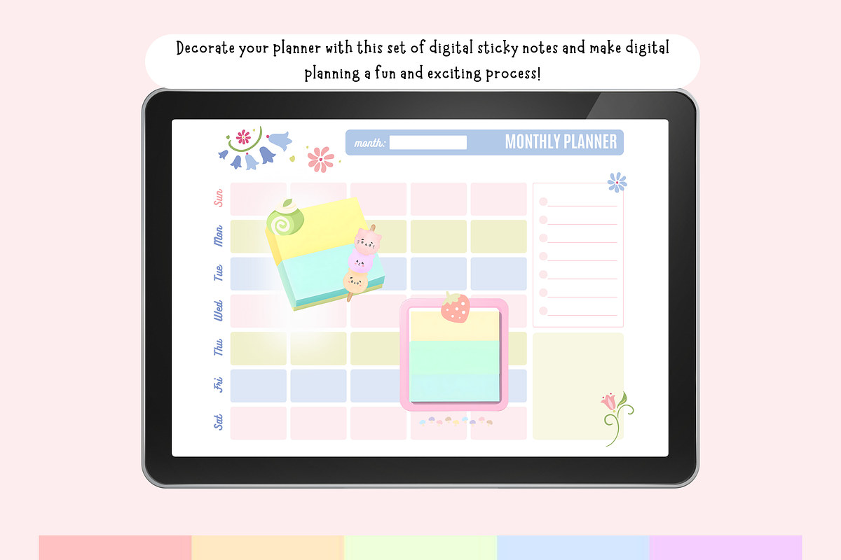 PLR Resell Digital Sticky Notes, a Stationery Template by Tas Creative Studio (Photo 6 of 7)