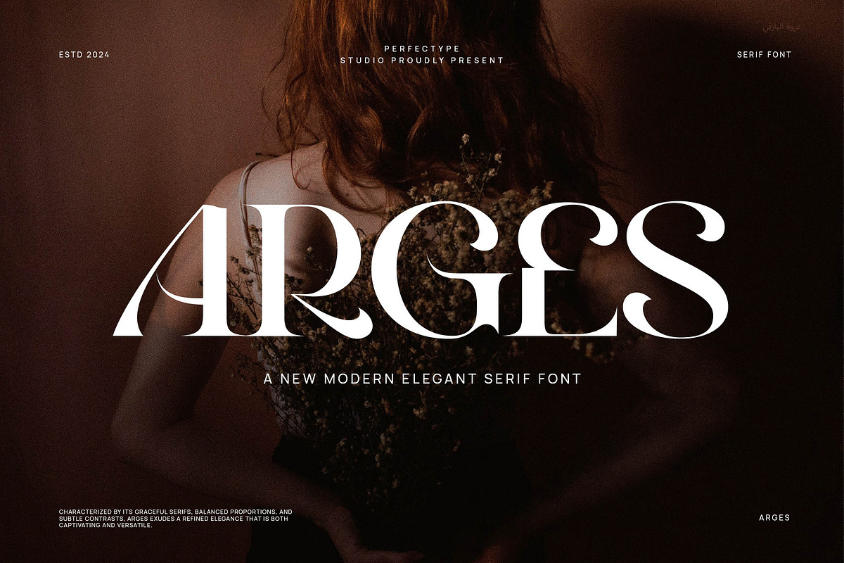 Arges Unique Serif Font, a Serif Font by Perfectype (Photo 1 of 8)
