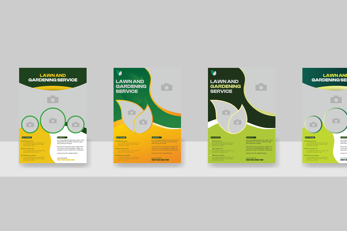 lawn care Service flyer design templ, a Flyer Template by Kazi Hossain