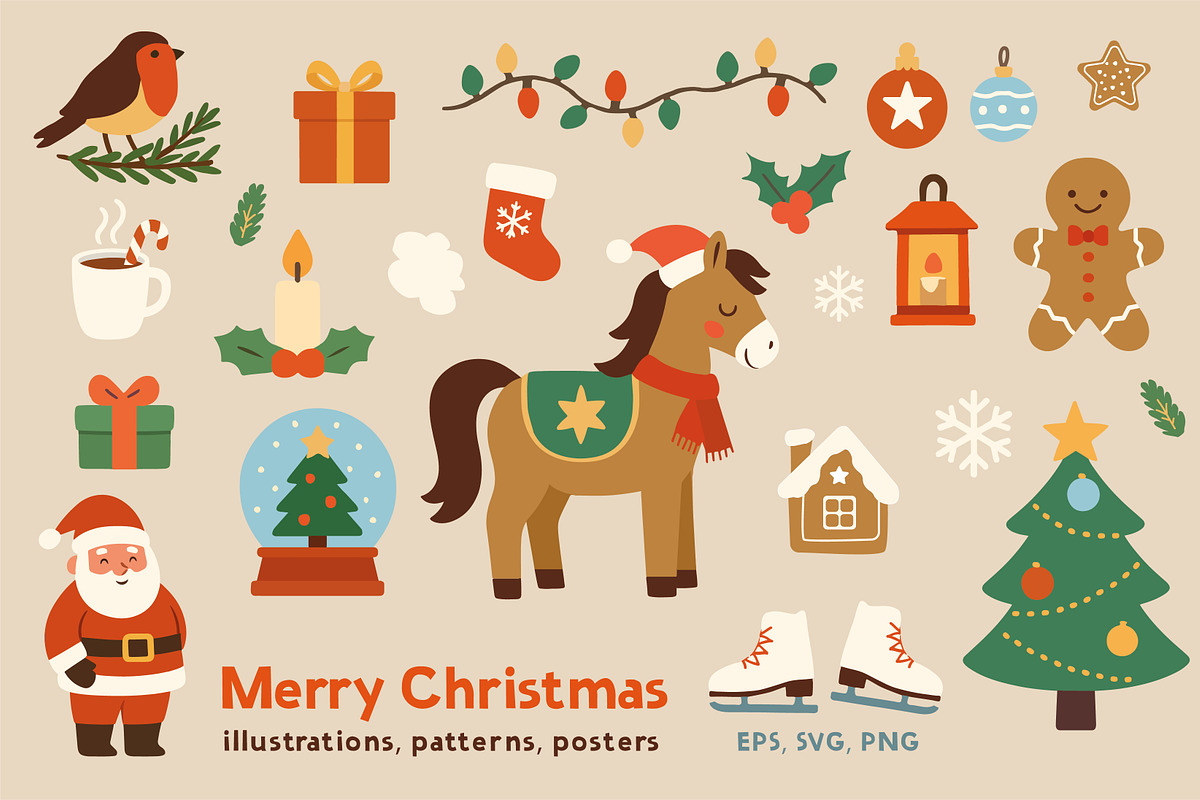 MERRY CHRISTMAS, an Object Graphic by YuHusar (Photo 1 of 6)