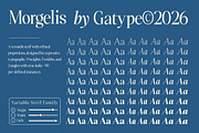 Morgelis, a Serif Font by Gatype (Thumbnail 15 of 15)