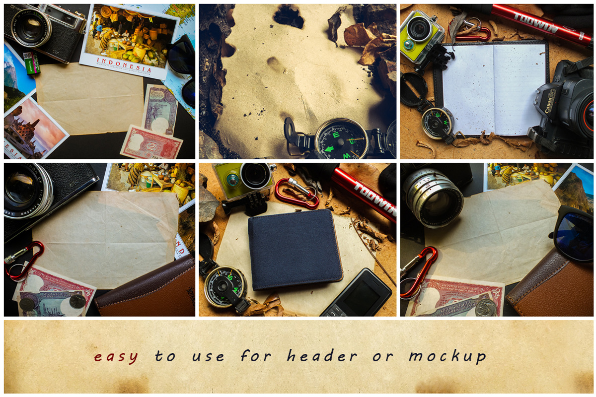 30 Vintage Backpacker Photos, a Product Mockup by TSV Creative (Photo 7 of 10)