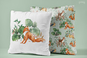 Woodland stories watercolor set, an Animal Illustration by Lososenok (Thumbnail 2 of 12)