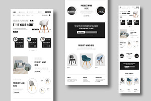 Website Landing Page Design Layout, a Landing Page Template by MightyDesign