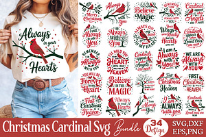 Christmas Cardinal SVG Bundle, an Object Graphic by DollarSmart