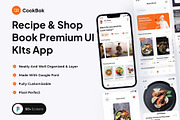CookBok - Recipe Premium UI KIts App, an App Template by Minialis (Thumbnail 1 of 6)