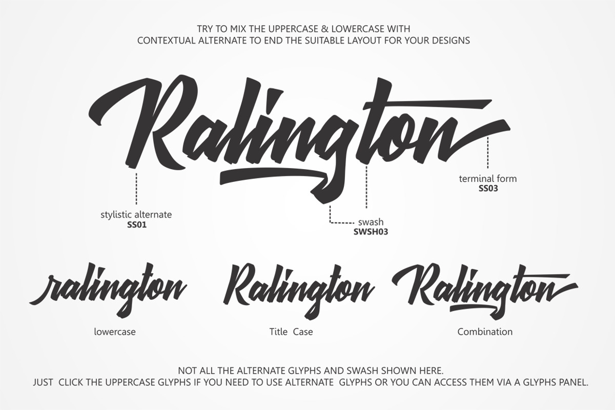 Ralington Script preview 3