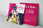 Wedding Invitation Postcard Template, a Card Template by Business Flyers (Thumbnail 1 of 4)