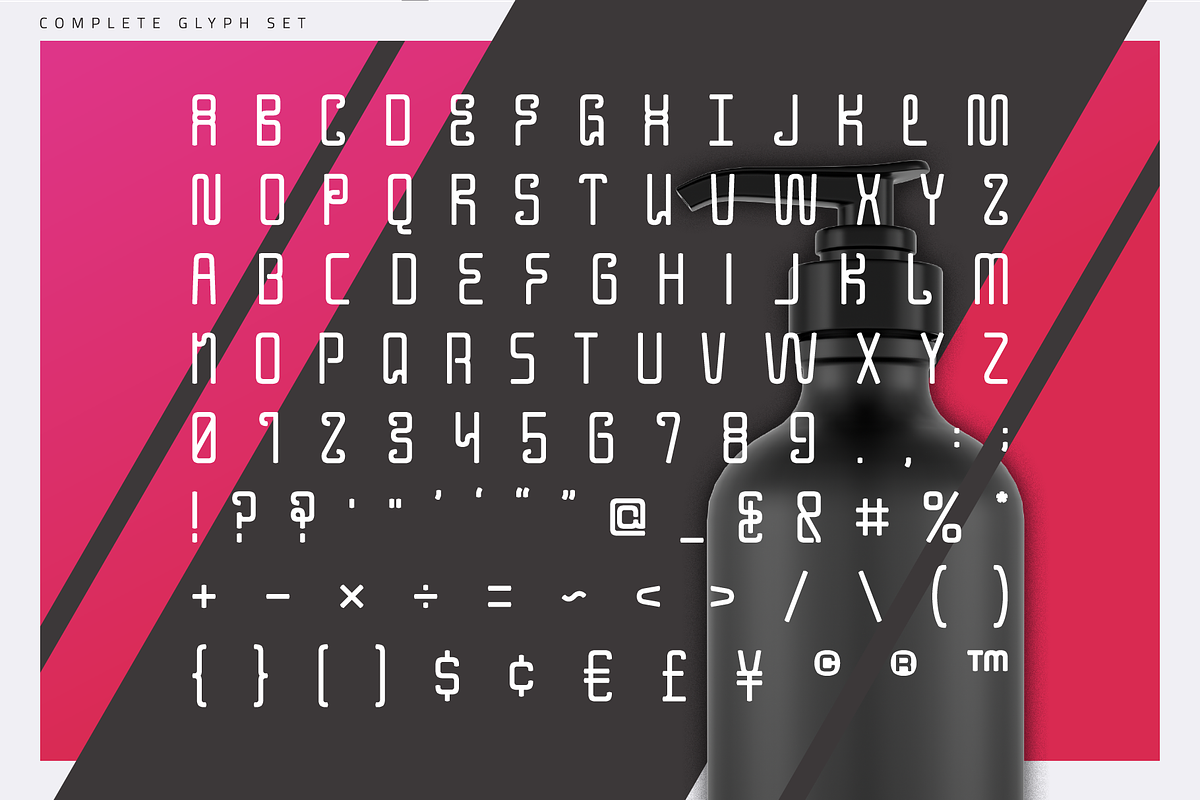 SHAMPOO Experimental Typeface preview 5