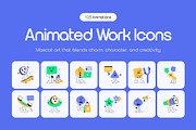 125 Animated Work Icons, a Duotone Icon by Prosymbols (Thumbnail 1 of 4)
