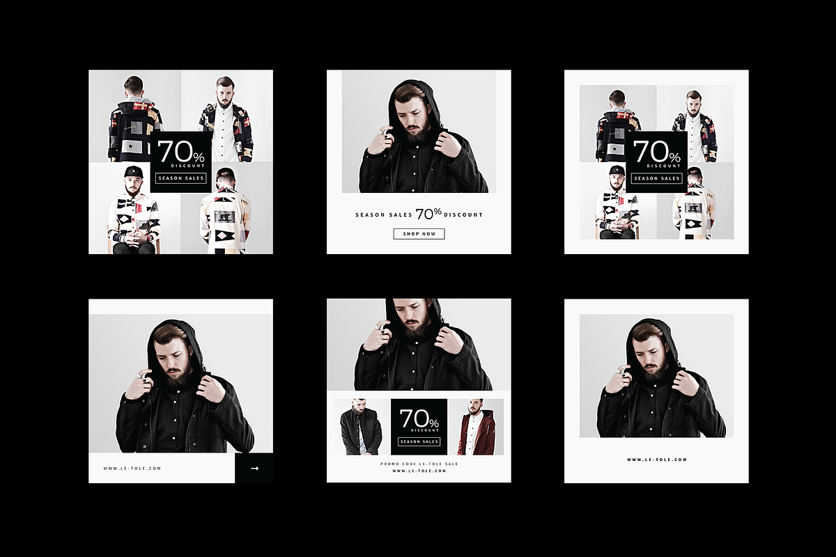Instagram Promotion Banners, a Social Media Template by BOXKAYU (Photo 3 of 6)