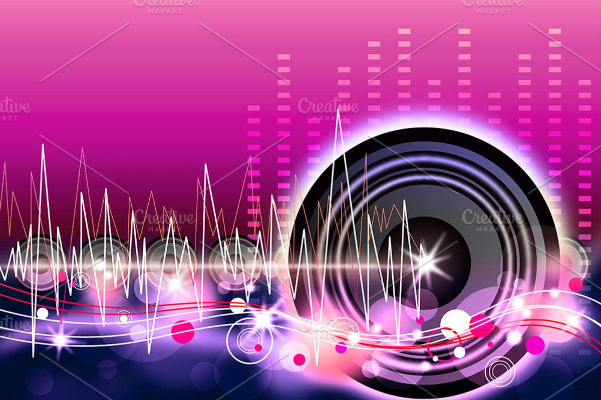 Music background design, a Decorative Illustration by ArtBackground