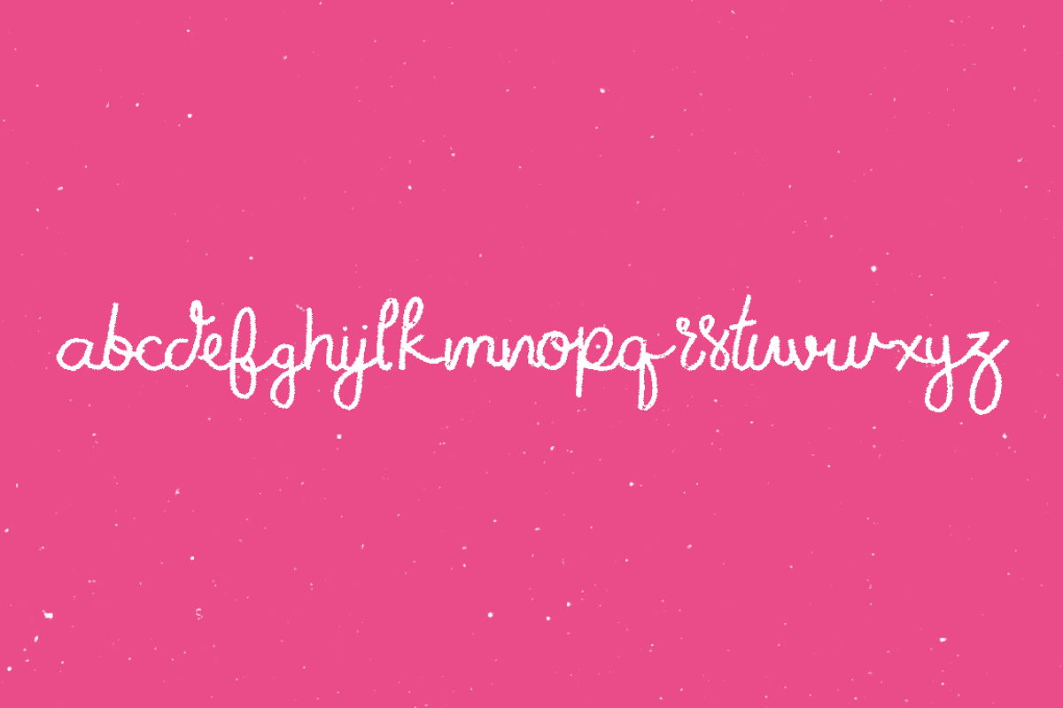 Nudos — Script Font preview 3