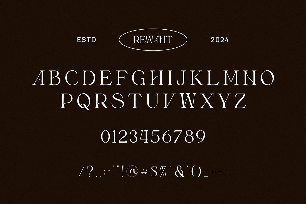 Rewant Elegant Serif Font Typeface, a Serif Font by Perfectype (Photo 6 of 6)