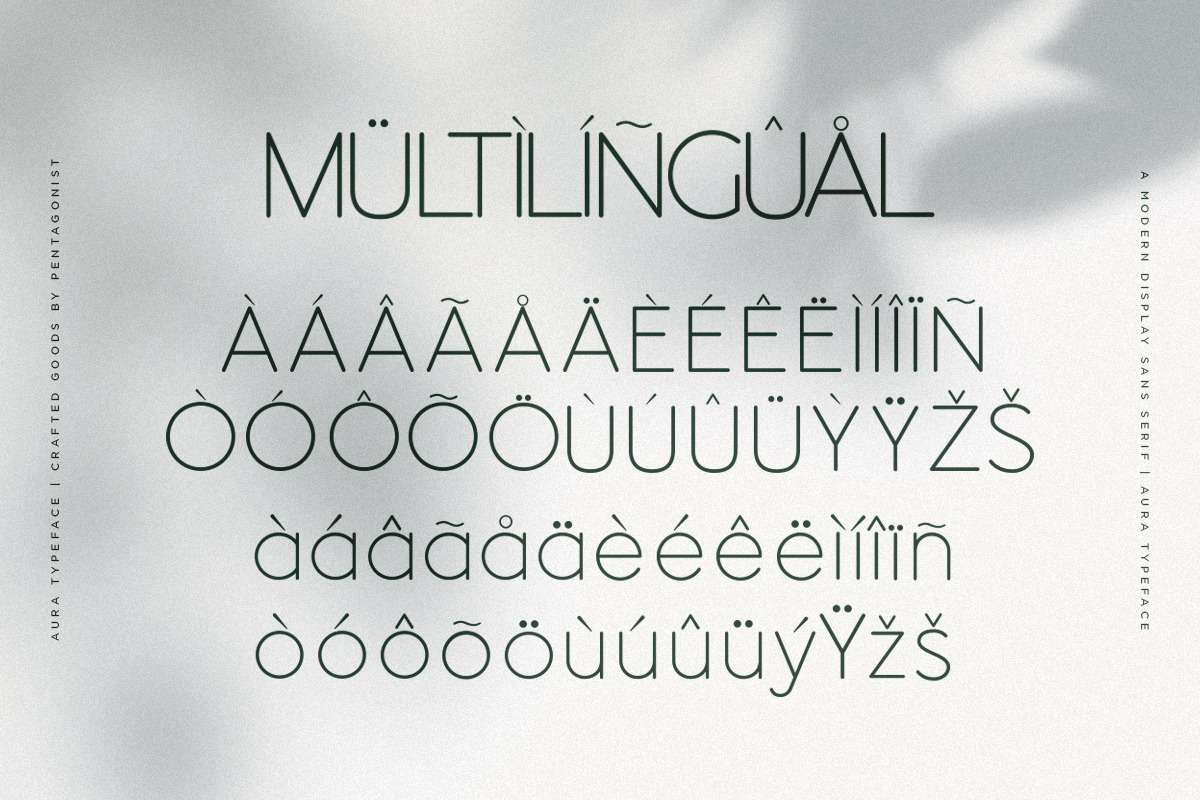 Aura | Round Sans Serif, a Sans Serif Font by Pentagonistudio (Photo 10 of 10)