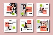 Marketing Fashion Social Media Post, a Social Media Template by MightyDesign (Thumbnail 1 of 8)