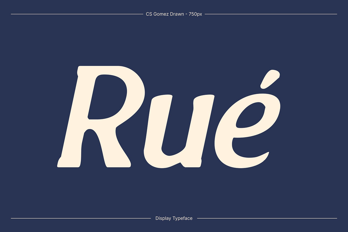 CS Gomez Drawn, a Serif Font by Craft Supply Co. (Photo 2 of 8)